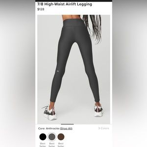 7/8 HIGH-WAIST AIRLIFT LEGGING size L Gray